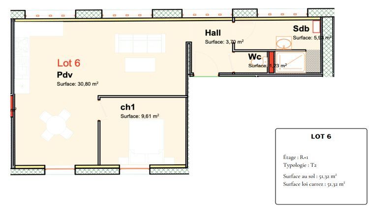 Ma-Cabane - Vente Appartement Boulogne-sur-Mer, 51 m²