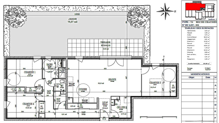 Ma-Cabane - Vente Appartement BOURG ARGENTAL, 74 m²