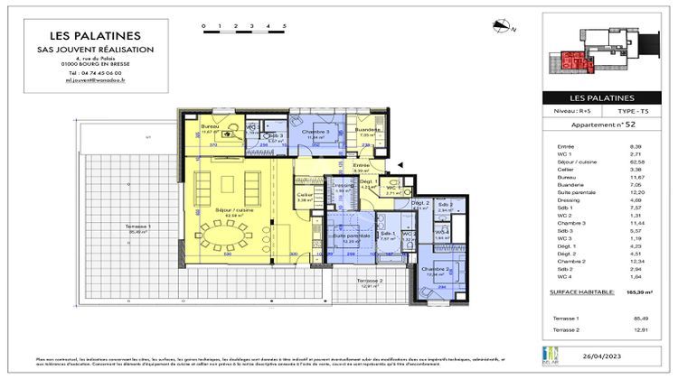 Ma-Cabane - Vente Appartement BOURG-EN-BRESSE, 104 m²