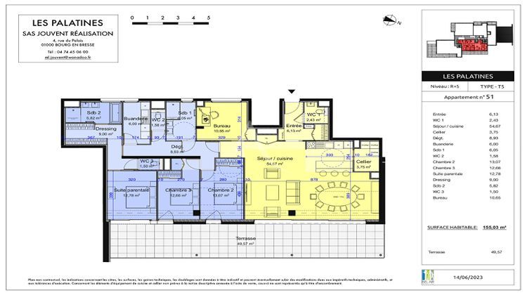 Ma-Cabane - Vente Appartement BOURG-EN-BRESSE, 155 m²