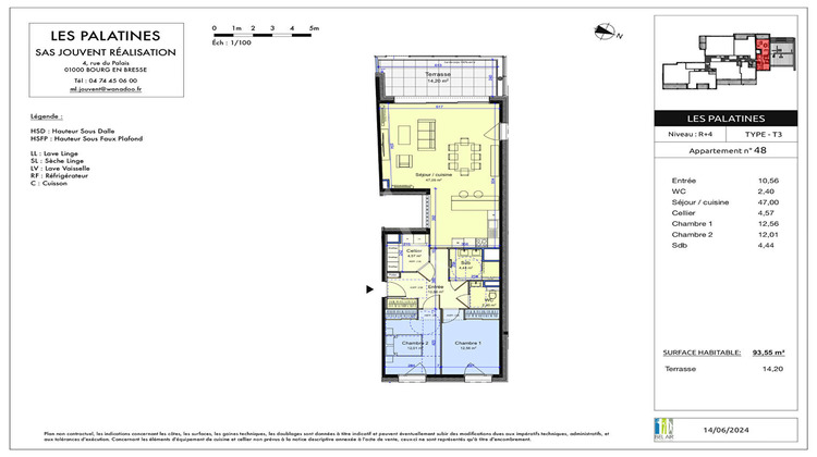 Ma-Cabane - Vente Appartement BOURG-EN-BRESSE, 104 m²