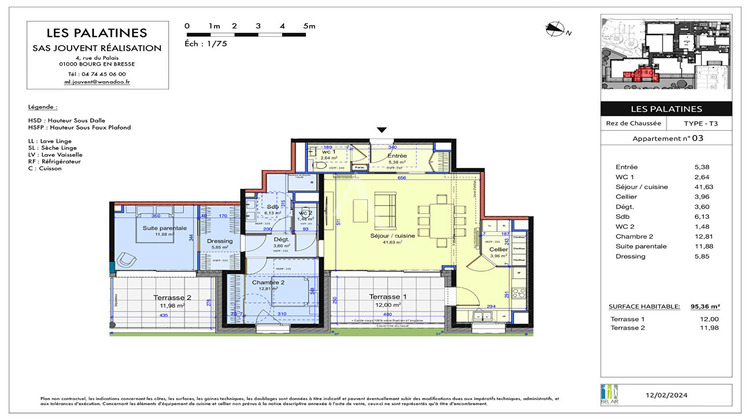 Ma-Cabane - Vente Appartement BOURG-EN-BRESSE, 95 m²