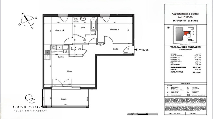 Ma-Cabane - Vente Appartement BOURG-EN-BRESSE, 58 m²
