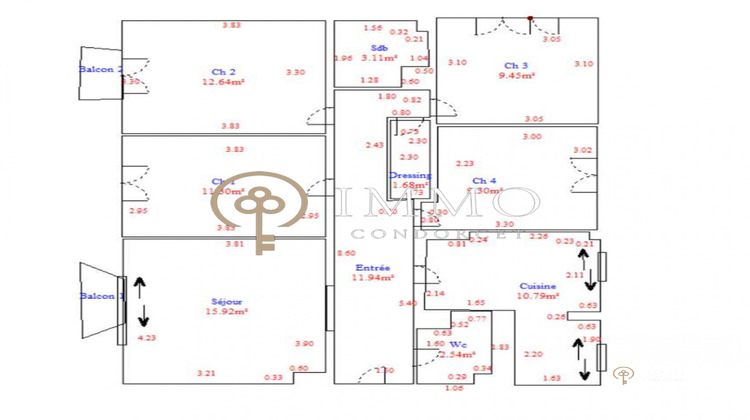 Ma-Cabane - Vente Appartement Bourg-la-Reine, 90 m²