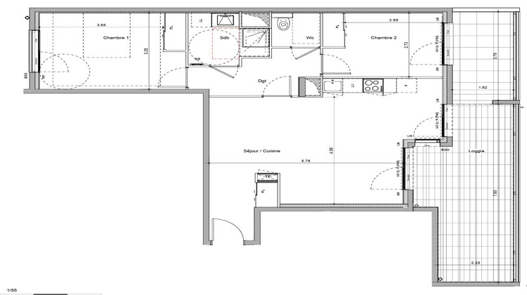 Ma-Cabane - Vente Appartement BOURGOIN-JALLIEU, 69 m²