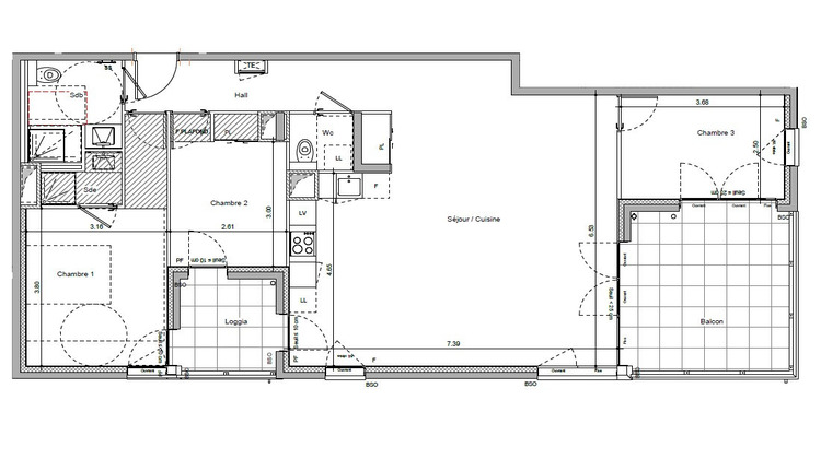 Ma-Cabane - Vente Appartement BOURGOIN-JALLIEU, 95 m²