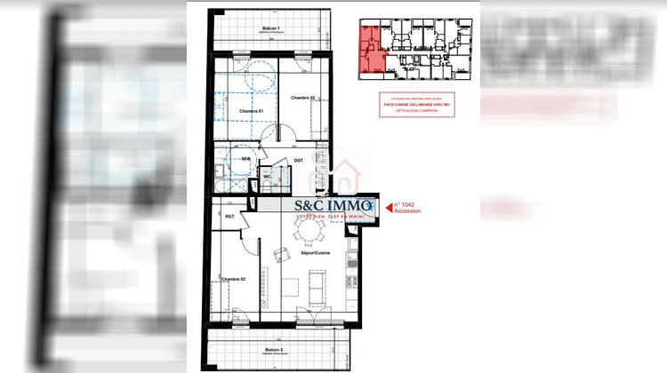 Ma-Cabane - Vente Appartement Bourgoin-Jallieu, 83 m²