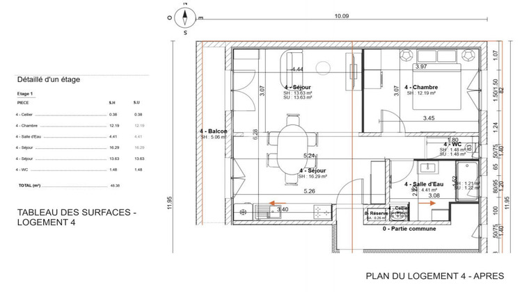 Ma-Cabane - Vente Appartement BRETIGNOLLES-SUR-MER, 48 m²