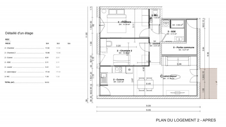 Ma-Cabane - Vente Appartement BRETIGNOLLES-SUR-MER, 56 m²