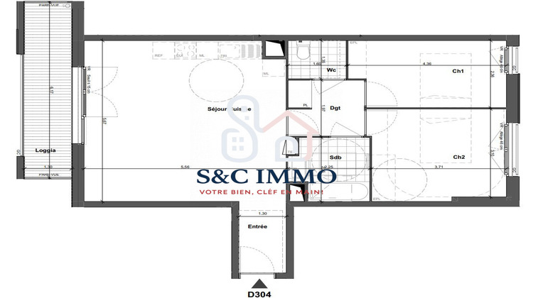 Ma-Cabane - Vente Appartement Brétigny-sur-Orge, 66 m²