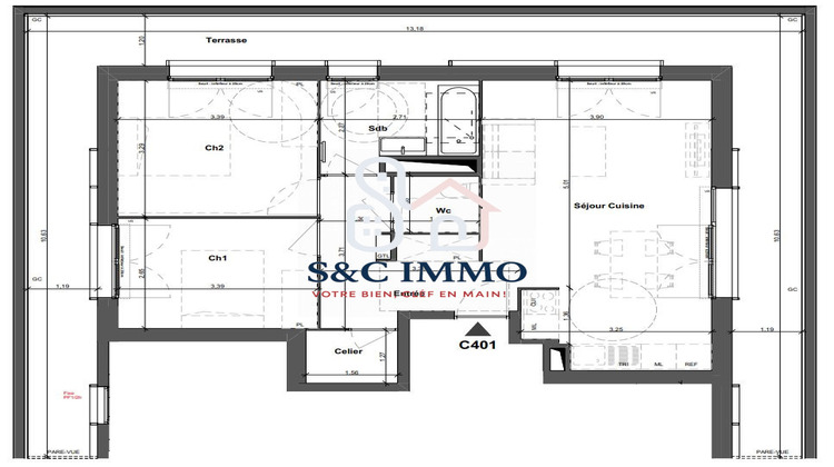 Ma-Cabane - Vente Appartement Brétigny-sur-Orge, 62 m²