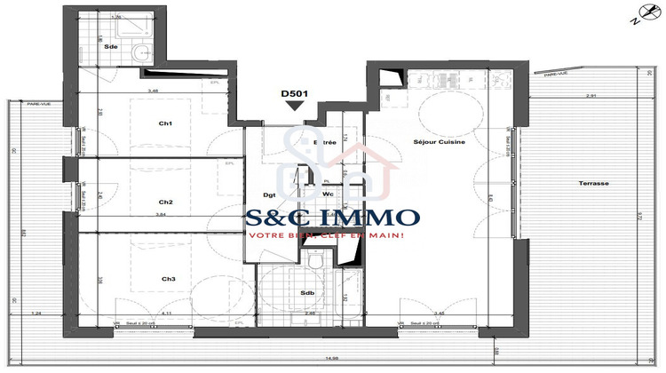 Ma-Cabane - Vente Appartement Brétigny-sur-Orge, 80 m²