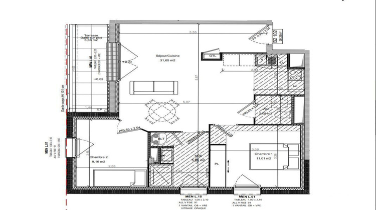 Ma-Cabane - Vente Appartement Bretteville-sur-Odon, 60 m²