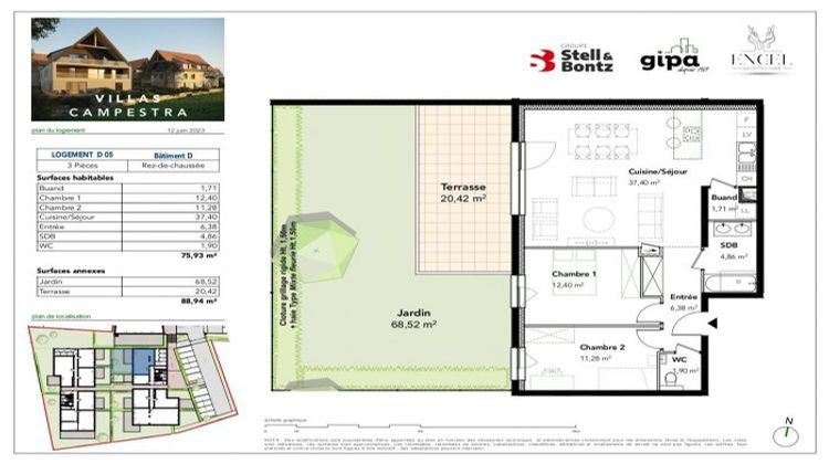 Ma-Cabane - Vente Appartement Breuschwickersheim, 76 m²