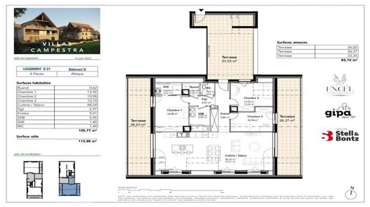 Ma-Cabane - Vente Appartement Breuschwickersheim, 106 m²