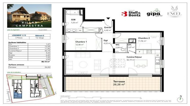 Ma-Cabane - Vente Appartement Breuschwickersheim, 88 m²