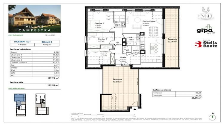 Ma-Cabane - Vente Appartement Breuschwickersheim, 110 m²