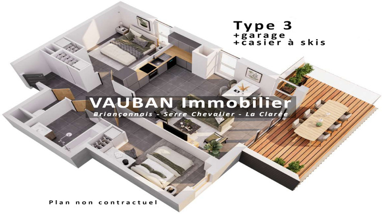 Ma-Cabane - Vente Appartement Briançon, 60 m²