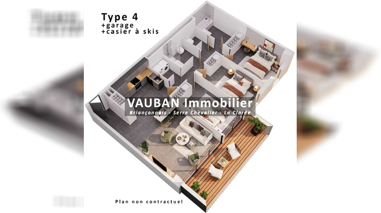 Ma-Cabane - Vente Appartement Briançon, 91 m²