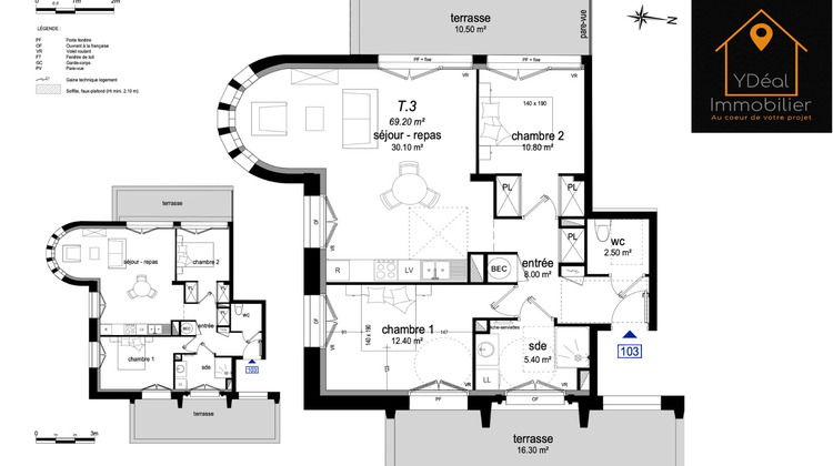 Ma-Cabane - Vente Appartement BROONS, 30 m²