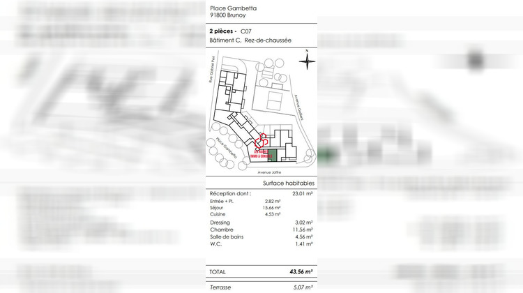 Ma-Cabane - Vente Appartement Brunoy, 43 m²