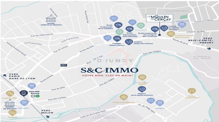 Ma-Cabane - Vente Appartement Brunoy, 45 m²