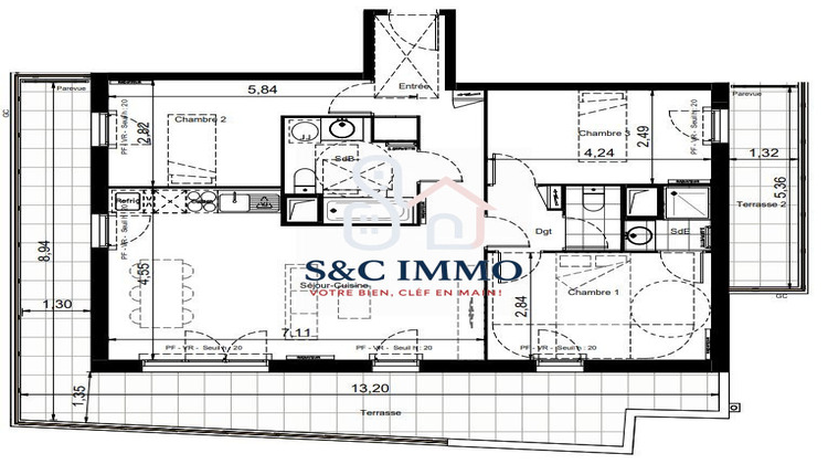 Ma-Cabane - Vente Appartement Brunoy, 81 m²