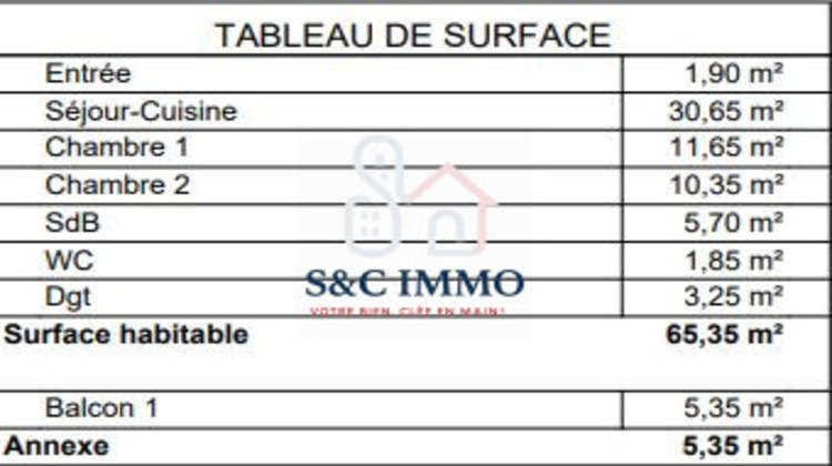 Ma-Cabane - Vente Appartement Brunoy, 65 m²