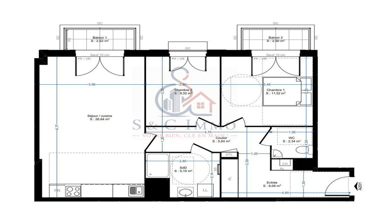 Ma-Cabane - Vente Appartement Bry-sur-Marne, 67 m²