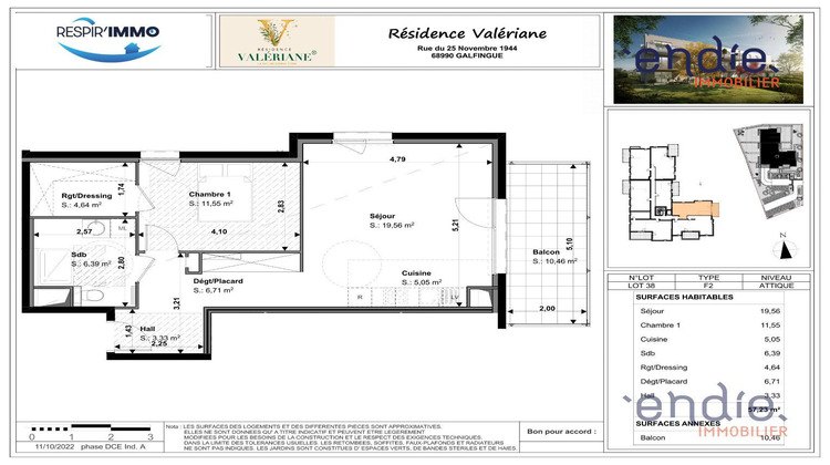 Ma-Cabane - Vente Appartement Burnhaupt-le-Bas, 57 m²