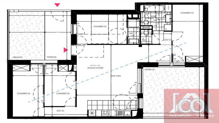 Ma-Cabane - Vente Appartement Bussy-Saint-Georges, 99 m²