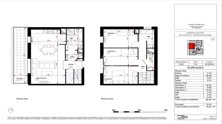 Ma-Cabane - Vente Appartement BUSSY-SAINT-GEORGES, 80 m²