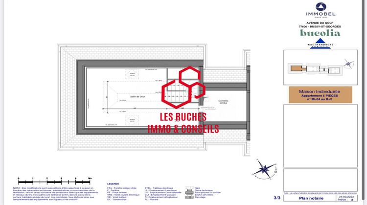 Ma-Cabane - Vente Appartement Bussy-Saint-Georges, 165 m²