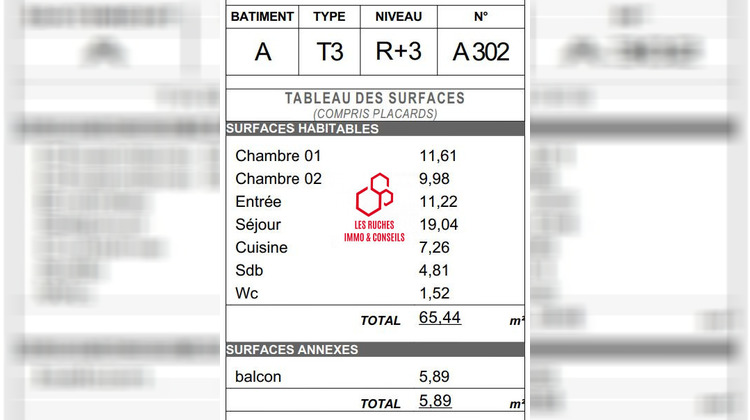 Ma-Cabane - Vente Appartement Bussy-Saint-Georges, 65 m²