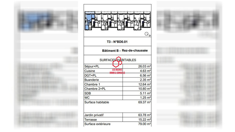 Ma-Cabane - Vente Appartement Bussy-Saint-Georges, 69 m²