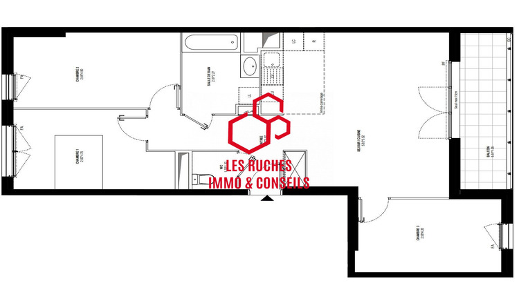 Ma-Cabane - Vente Appartement Bussy-Saint-Georges, 87 m²