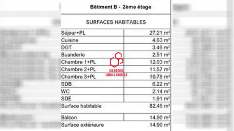 Ma-Cabane - Vente Appartement Bussy-Saint-Georges, 82 m²