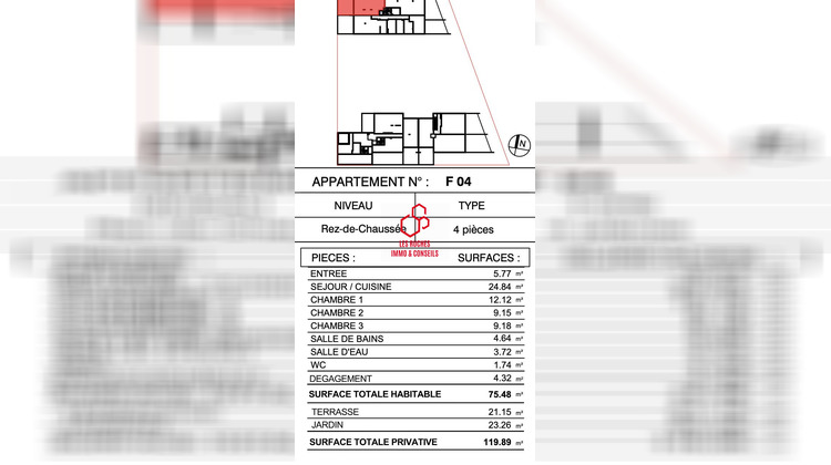Ma-Cabane - Vente Appartement Bussy-Saint-Georges, 75 m²