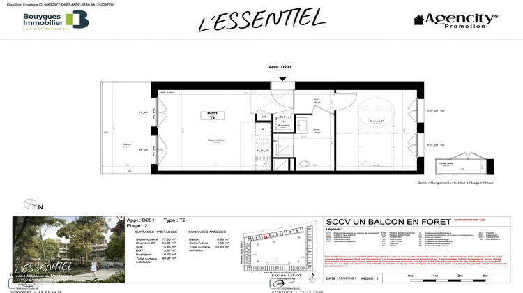 Ma-Cabane - Vente Appartement Bussy-Saint-Georges, 40 m²