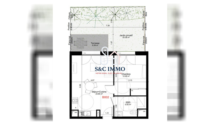 Ma-Cabane - Vente Appartement Bussy-Saint-Georges, 42 m²