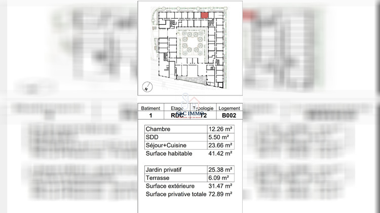 Ma-Cabane - Vente Appartement Bussy-Saint-Georges, 42 m²