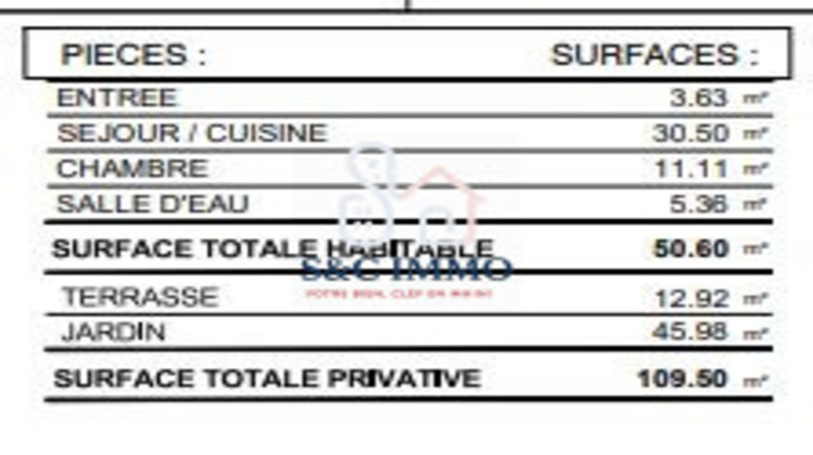 Ma-Cabane - Vente Appartement Bussy-Saint-Georges, 51 m²