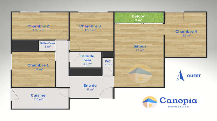 Ma-Cabane - Vente Appartement Cachan, 90 m²