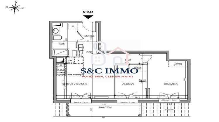 Ma-Cabane - Vente Appartement Cachan, 51 m²