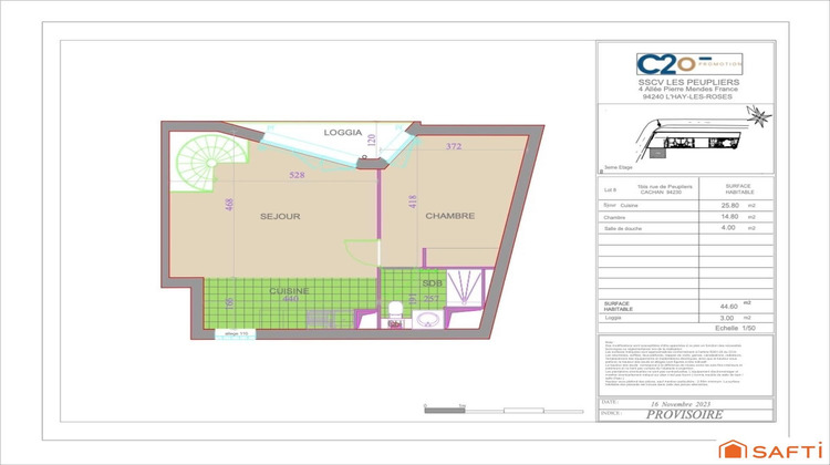 Ma-Cabane - Vente Appartement Cachan, 51 m²