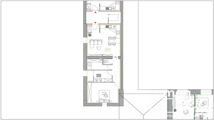 Ma-Cabane - Vente Appartement Cadaujac, 45 m²