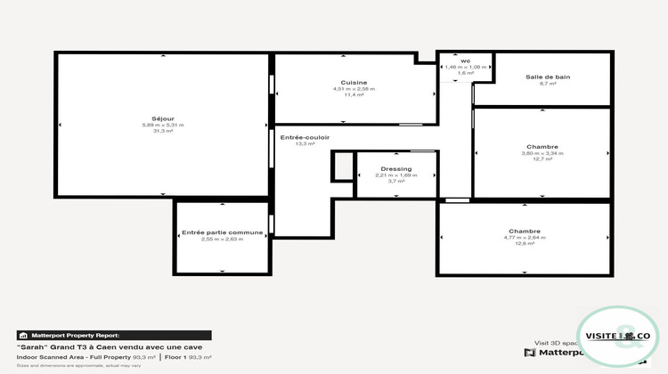 Ma-Cabane - Vente Appartement Caen, 92 m²