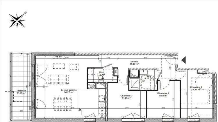 Ma-Cabane - Vente Appartement Caen, 87 m²