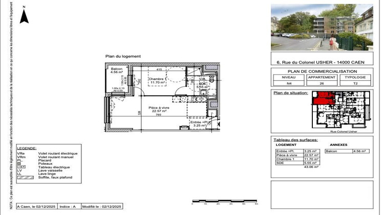 Ma-Cabane - Vente Appartement Caen, 43 m²