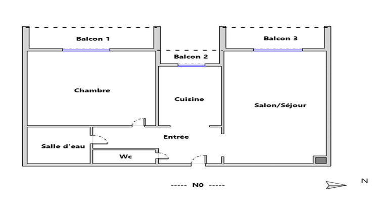 Ma-Cabane - Vente Appartement CAGNES-SUR-MER, 43 m²